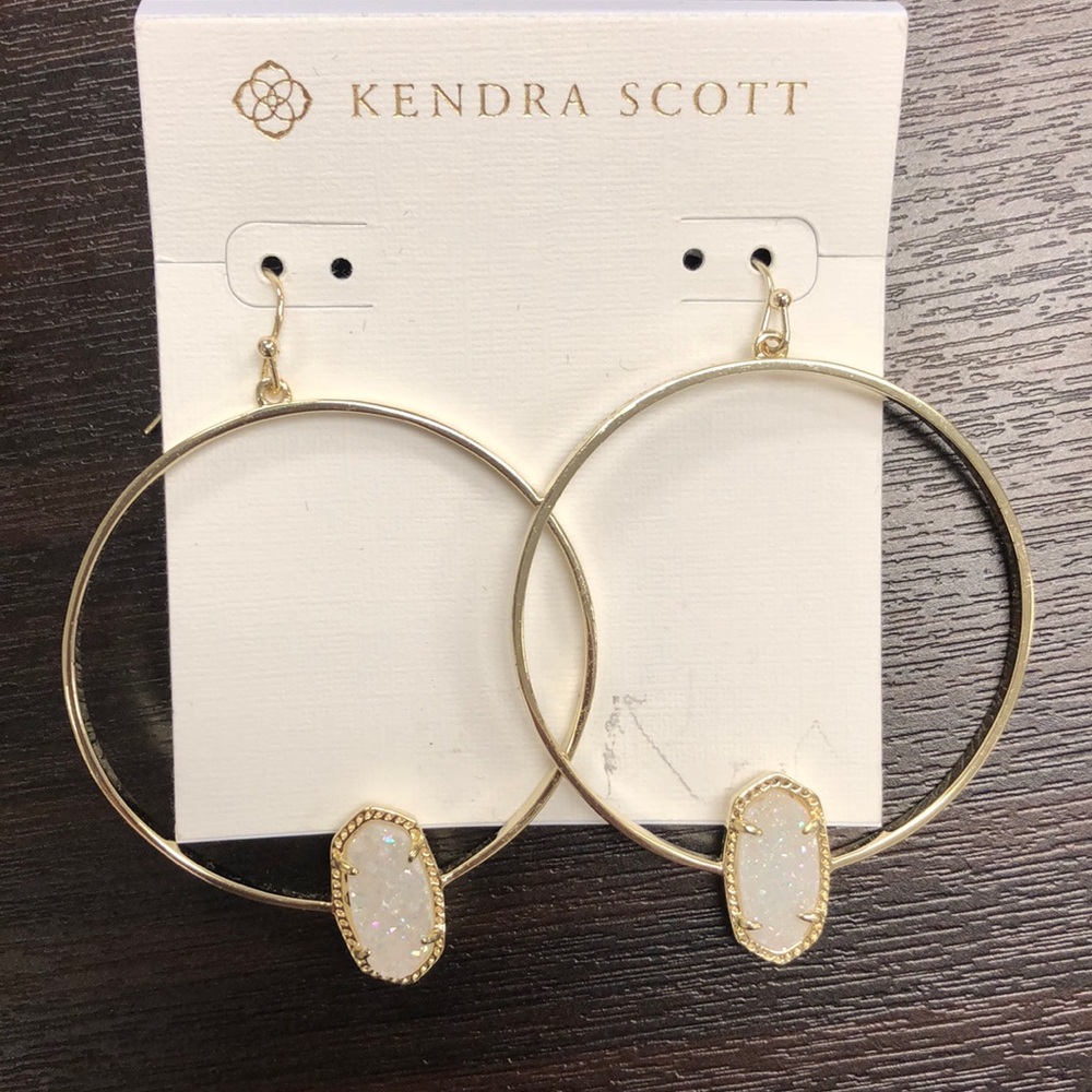 Kendra Scott Elora gold hoop earrings
